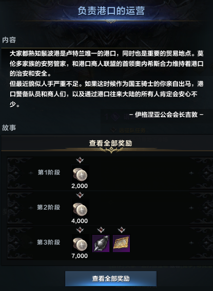 《命运方舟》声望奖励每日委托推荐