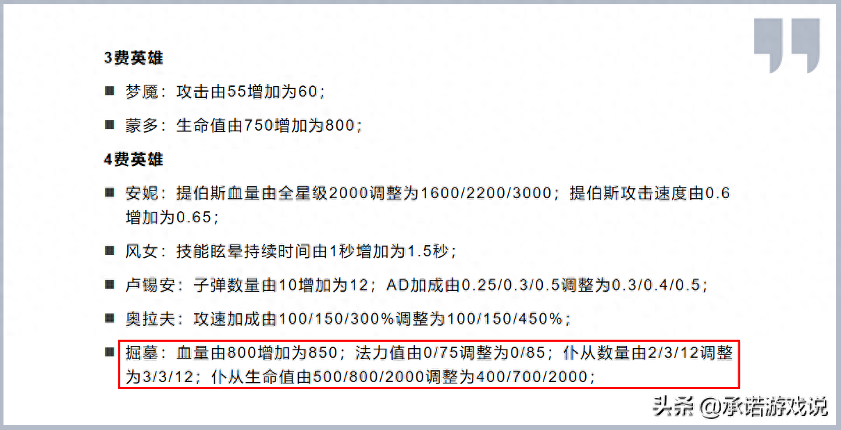 云顶之弈：最新版本细节，铲子遭遇史诗级改动，掘墓梯度再上一层