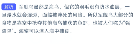 《支付宝》神奇海洋科普10月20日答案2023